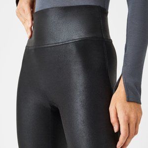 Spanx Faux Leather Leggings, black, NWOT